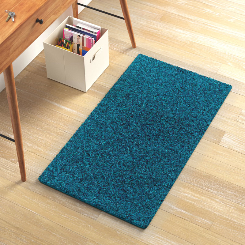 Wayfair Basics™ Verona Tufted Teal Area Rug & Reviews Wayfair.co.uk